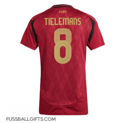 Belgien Youri Tielemans #8 Fußballbekleidung Heimtrikot Damen EM 2024 Kurzarm